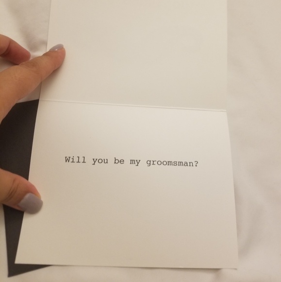 Will You Be My Groomsman Card Set of 2 - Picture 2 of 4
